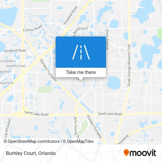 Burhley Court map
