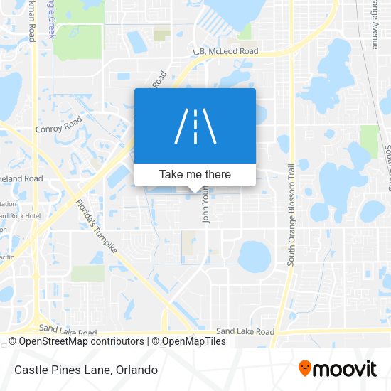 Mapa de Castle Pines Lane