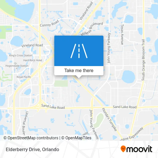 Elderberry Drive map