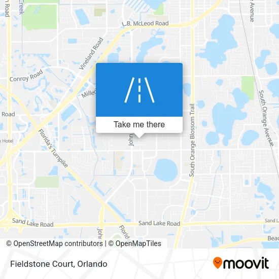 Fieldstone Court map