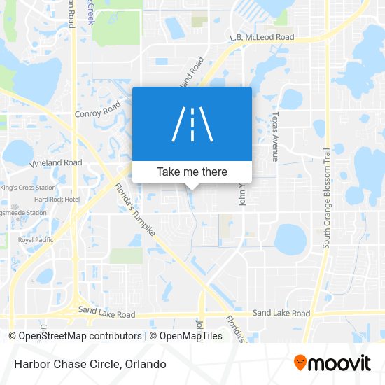 Mapa de Harbor Chase Circle