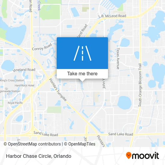 Harbor Chase Circle map