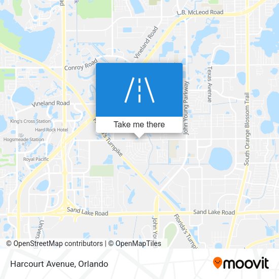 Mapa de Harcourt Avenue