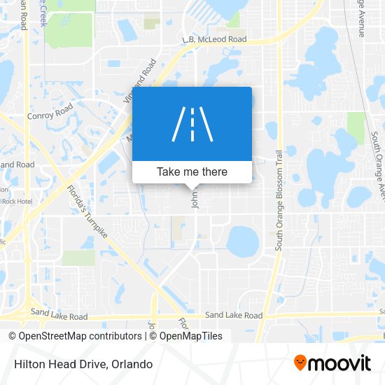 Mapa de Hilton Head Drive