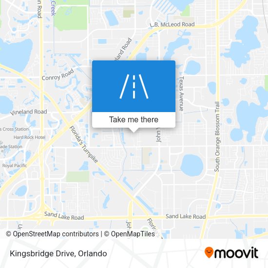 Mapa de Kingsbridge Drive