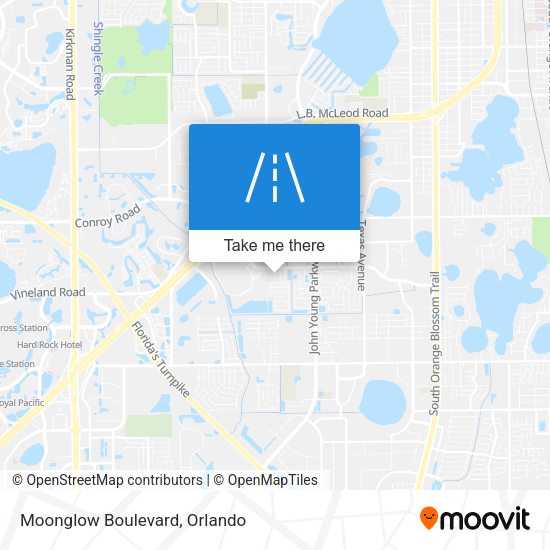 Moonglow Boulevard map