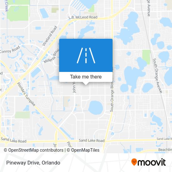 Mapa de Pineway Drive