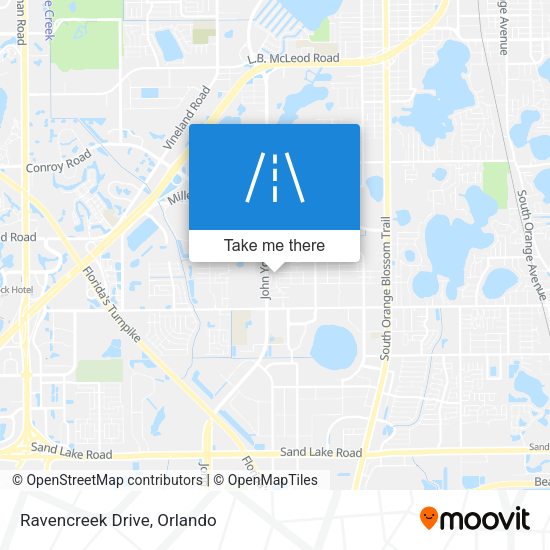 Mapa de Ravencreek Drive