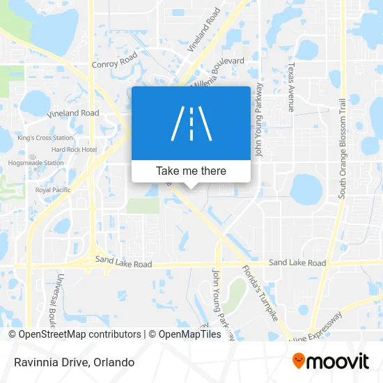 Ravinnia Drive map