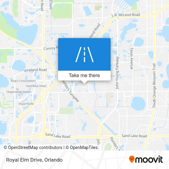 Royal Elm Drive map