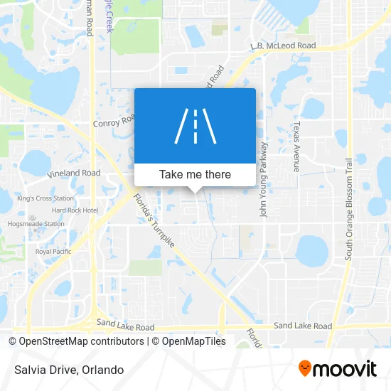 Salvia Drive map