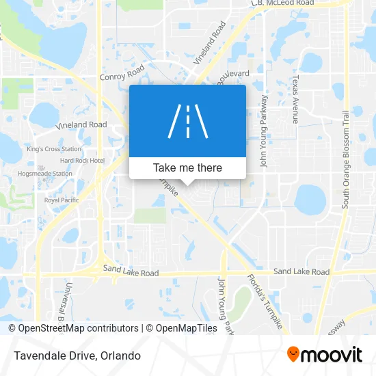 Tavendale Drive map