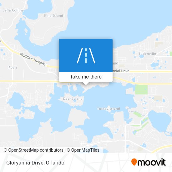 Mapa de Gloryanna Drive