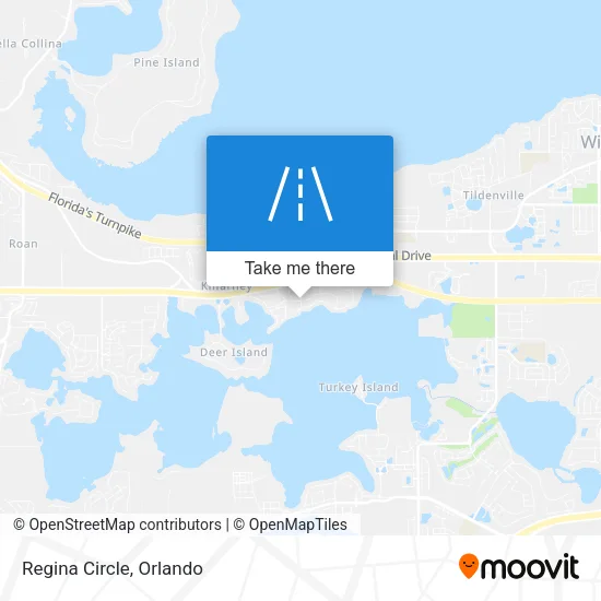 Regina Circle map