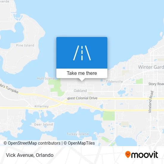 Vick Avenue map