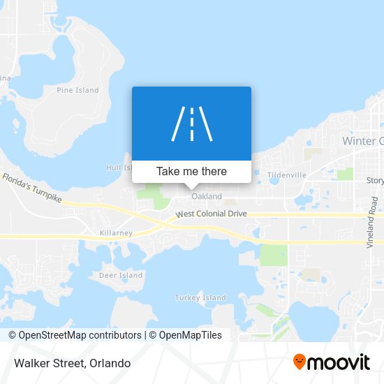 Mapa de Walker Street