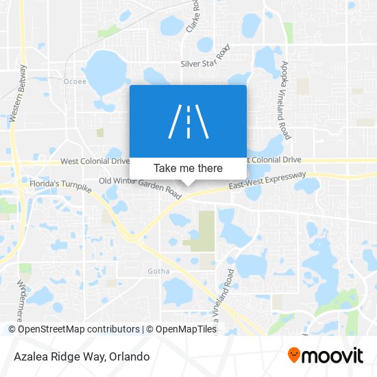 Azalea Ridge Way map