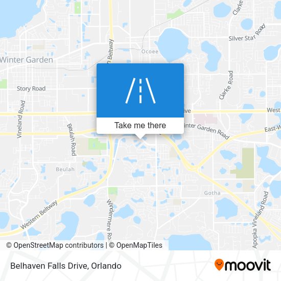 Belhaven Falls Drive map