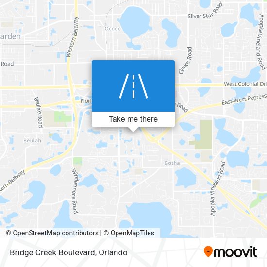 Bridge Creek Boulevard map