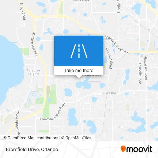 Bromfield Drive map