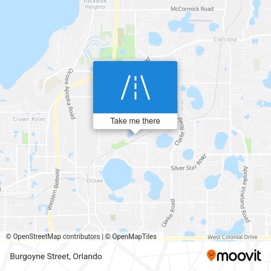 Mapa de Burgoyne Street