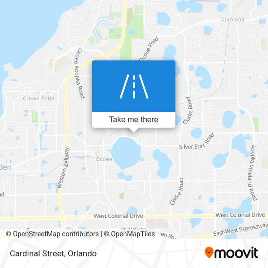 Cardinal Street map