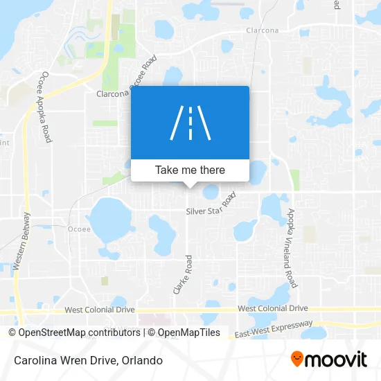 Carolina Wren Drive map