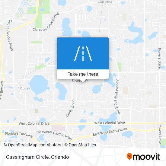 Mapa de Cassingham Circle