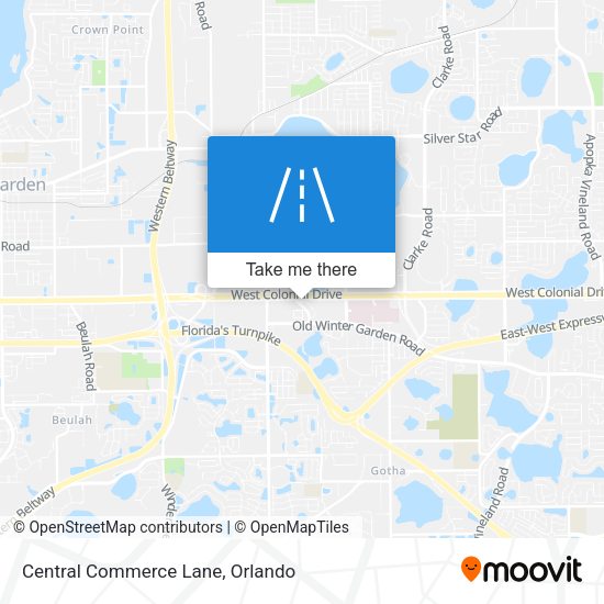 Central Commerce Lane map