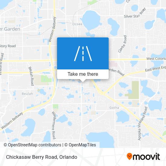 Mapa de Chickasaw Berry Road