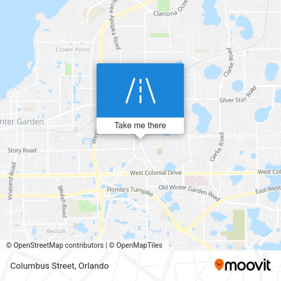 Mapa de Columbus Street