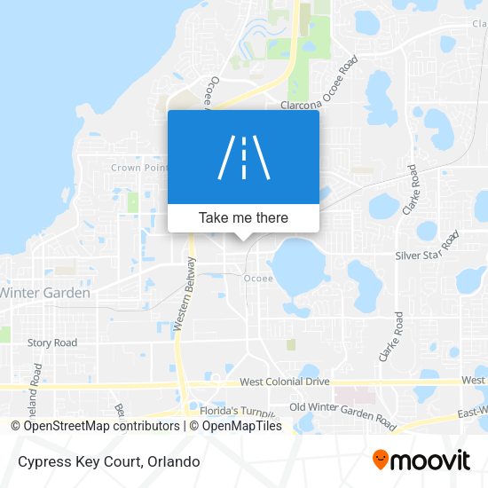 Mapa de Cypress Key Court