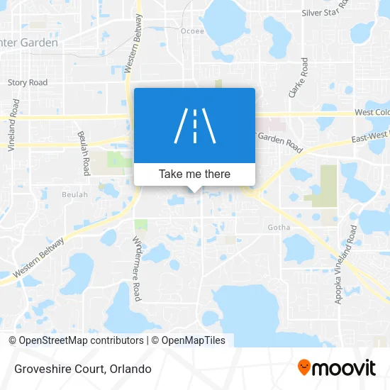 Groveshire Court map