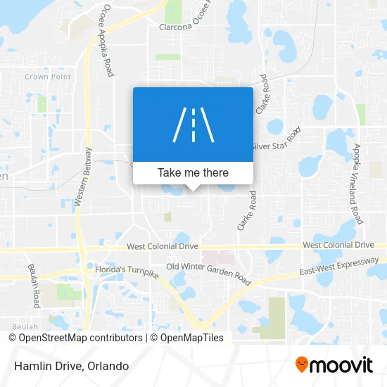 Hamlin Drive map