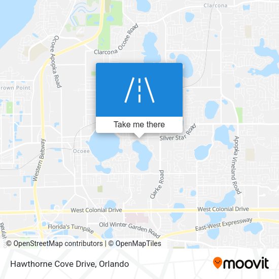 Hawthorne Cove Drive map