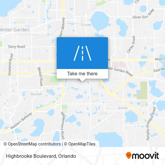 Highbrooke Boulevard map