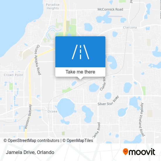Mapa de Jamela Drive