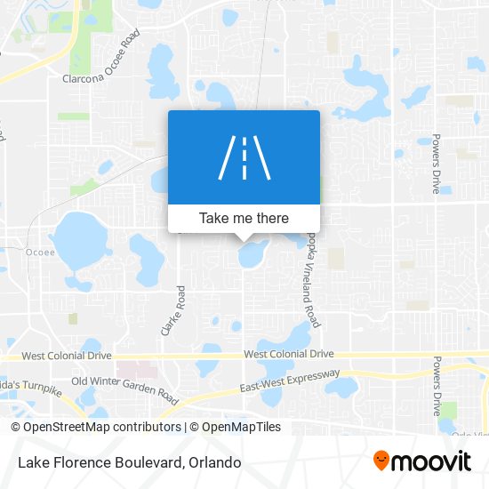 Lake Florence Boulevard map