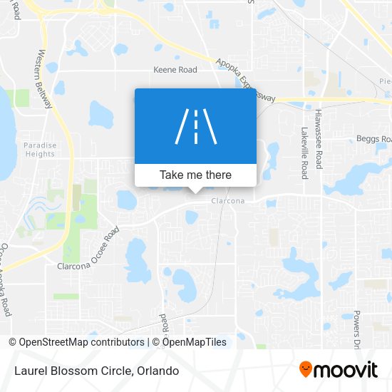 Mapa de Laurel Blossom Circle