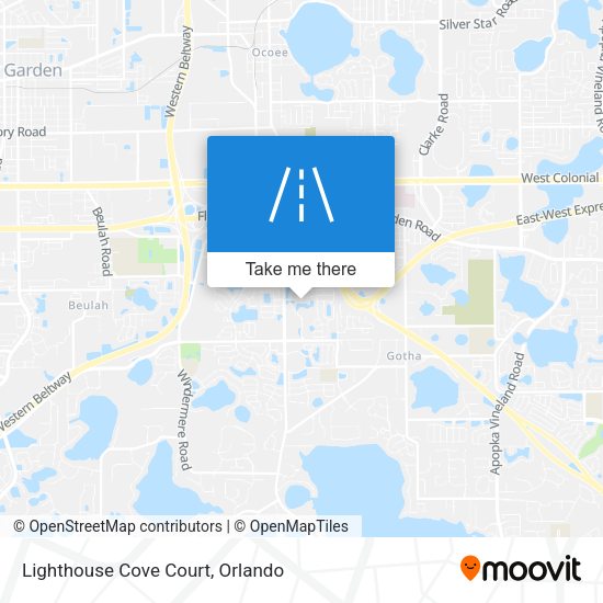 Lighthouse Cove Court map