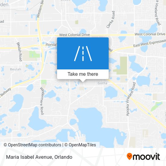 Maria Isabel Avenue map