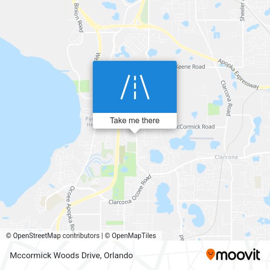 Mccormick Woods Drive map