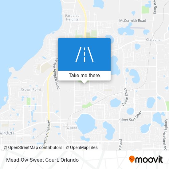 Mead-Ow-Sweet Court map