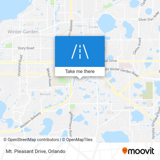 Mapa de Mt. Pleasant Drive