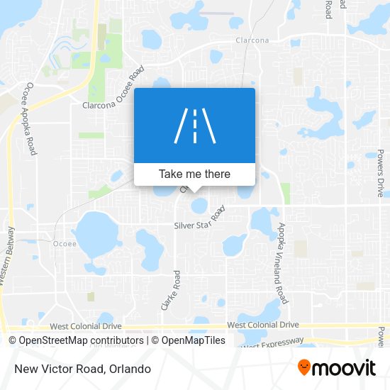 Mapa de New Victor Road