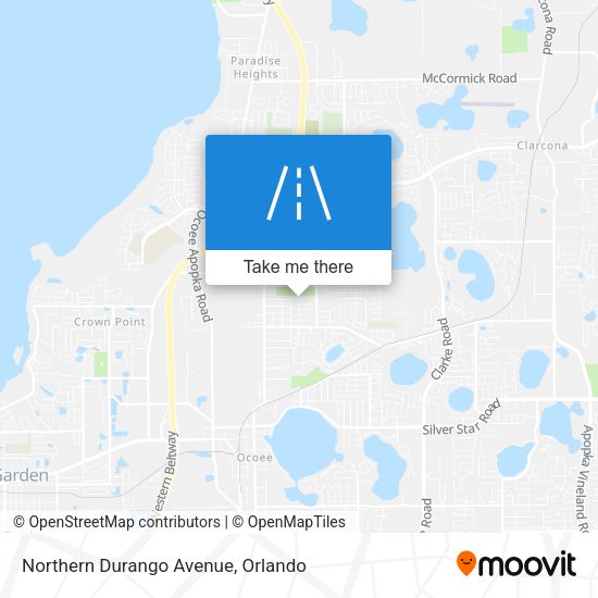 Mapa de Northern Durango Avenue