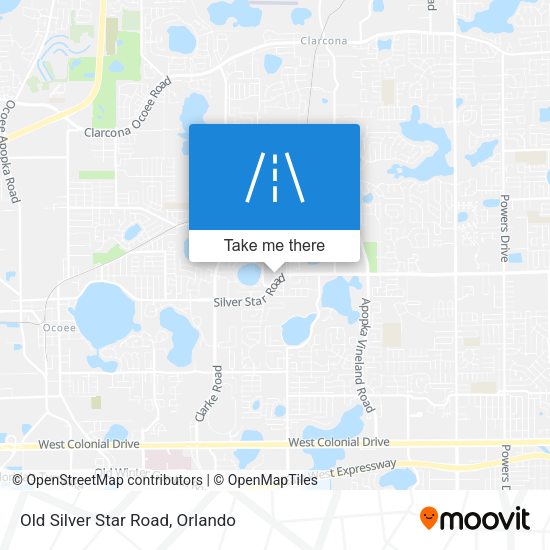 Mapa de Old Silver Star Road