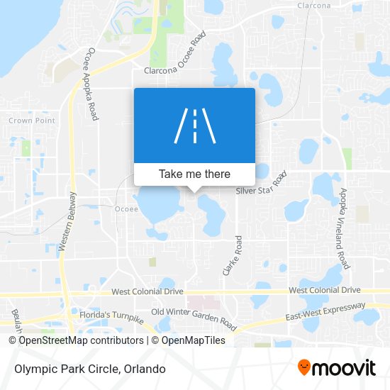 Mapa de Olympic Park Circle