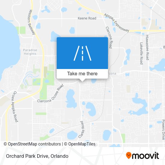 Mapa de Orchard Park Drive