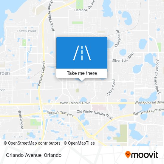 Orlando Avenue map